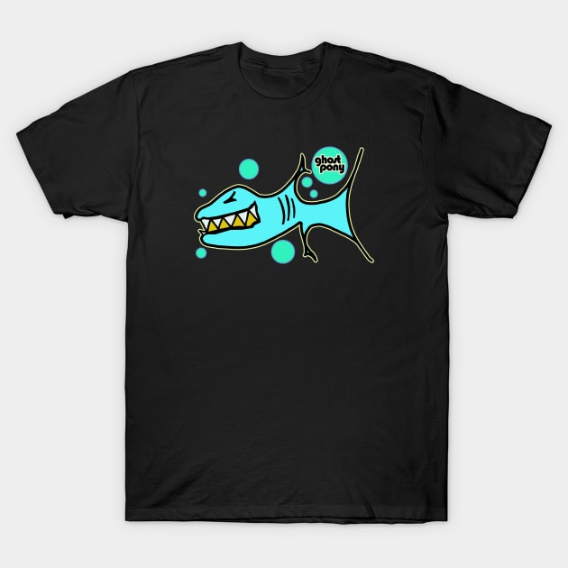 sharky shark T-Shirt by GhostPony